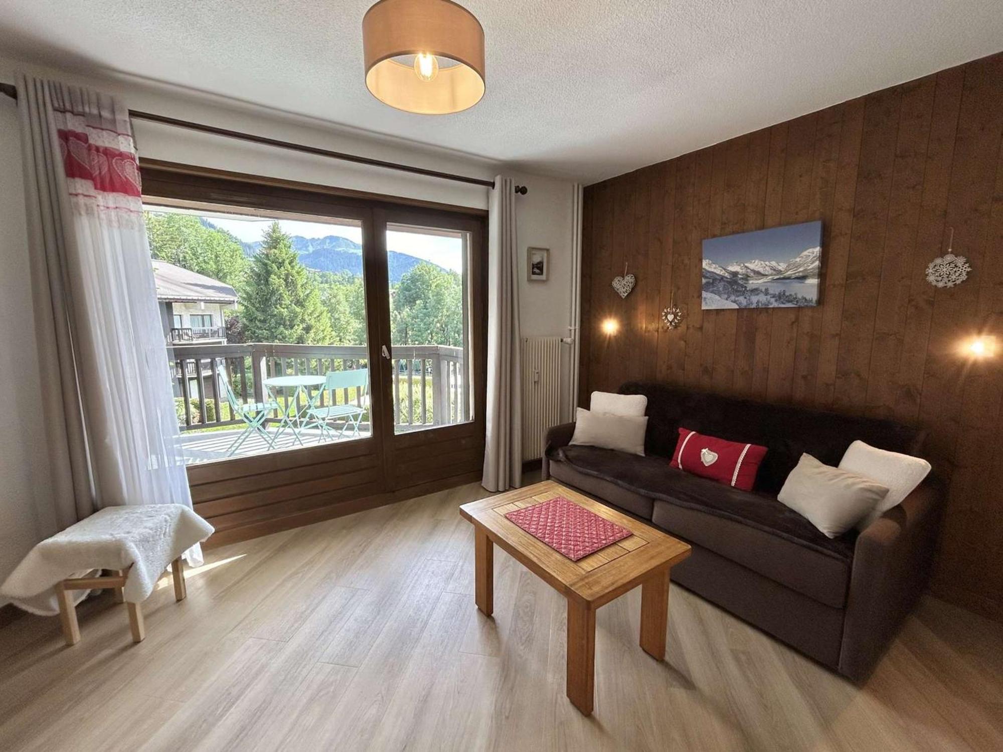 Studio Avec Piscine Chauffee, Tennis & Balcon - 4 Couchages A Megeve - Fr-1-597-14 Εξωτερικό φωτογραφία
