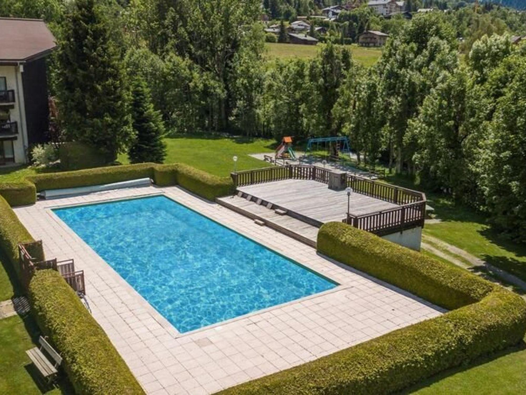 Studio Avec Piscine Chauffee, Tennis & Balcon - 4 Couchages A Megeve - Fr-1-597-14 Εξωτερικό φωτογραφία